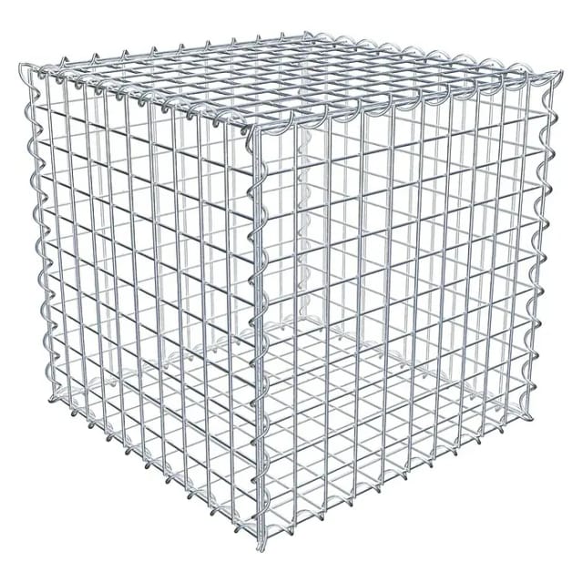 Gabiona Spiralgabione, LxHxT: 50 x 50 x 50 cm - silberfarben