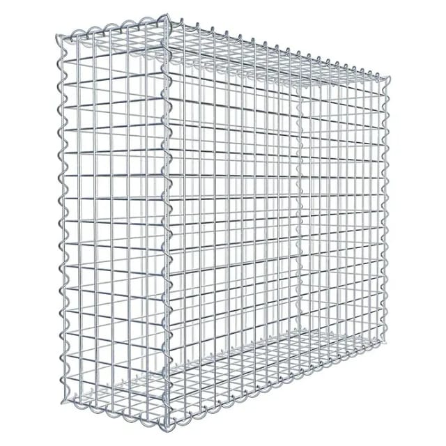 Gabiona Spiralgabione, LxHxT: 100 x 80 x 30 cm - silberfarben