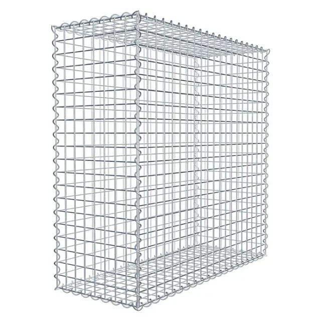 Gabiona Spiralgabione, LxHxT: 100 x 100 x 40 cm - silberfarben