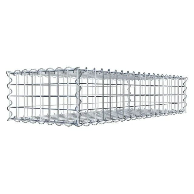 Gabiona Spiralgabione, LxHxT: 100 x 20 x 40 cm - silberfarben