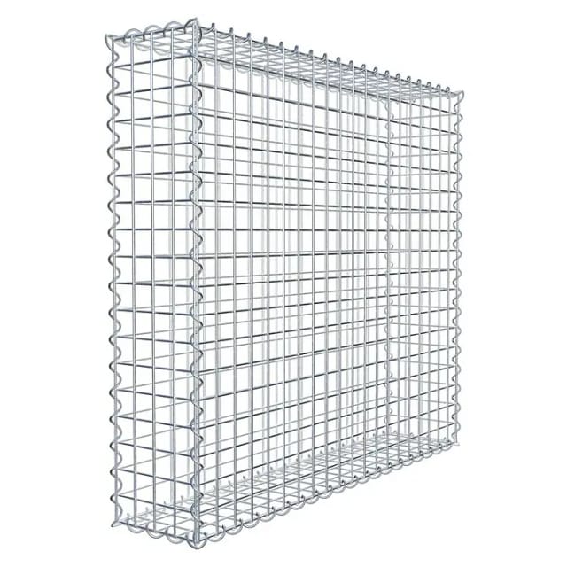Gabiona Spiralgabione, LxHxT: 100 x 90 x 20 cm - silberfarben
