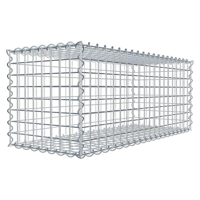 Gabiona Spiralgabione, LxHxT: 100 x 40 x 40 cm - silberfarben