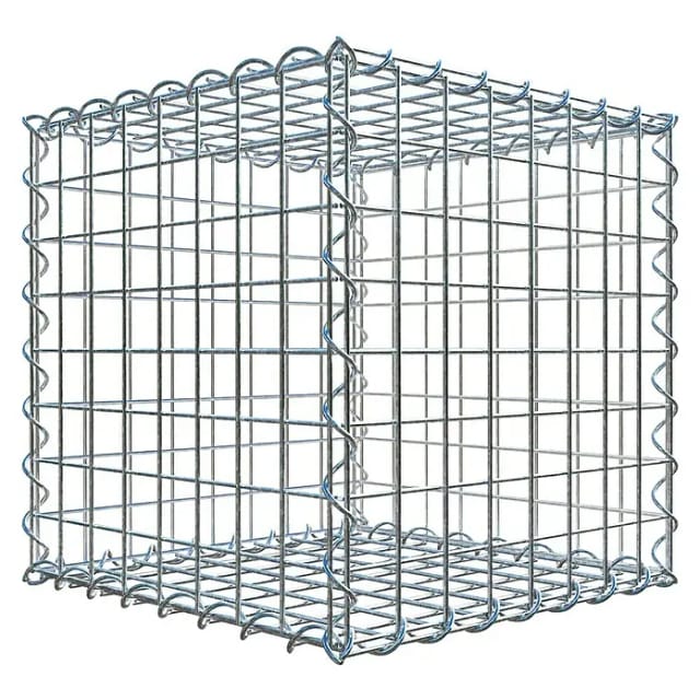 Gabiona Spiralgabione, LxHxT: 40 x 40 x 40 cm - silberfarben