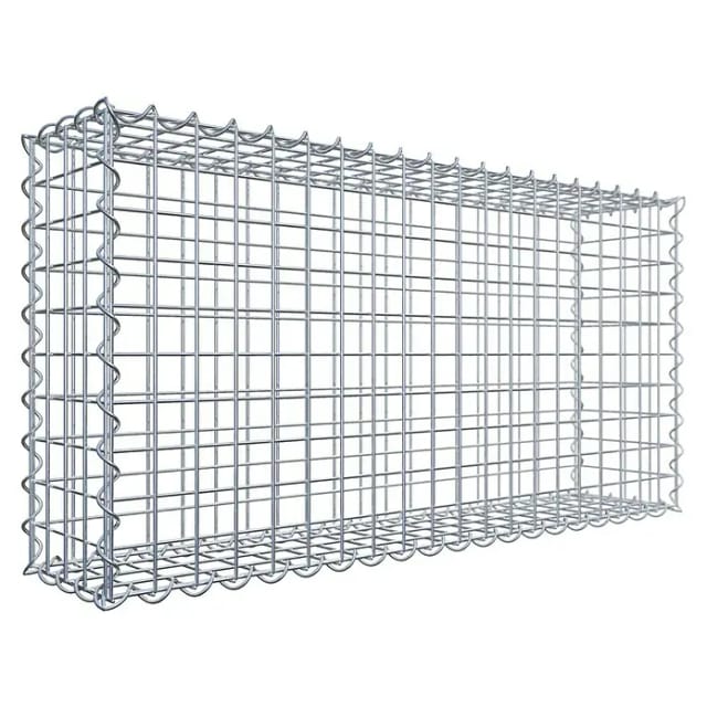 Gabiona Spiralgabione, LxHxT: 100 x 50 x 20 cm - silberfarben