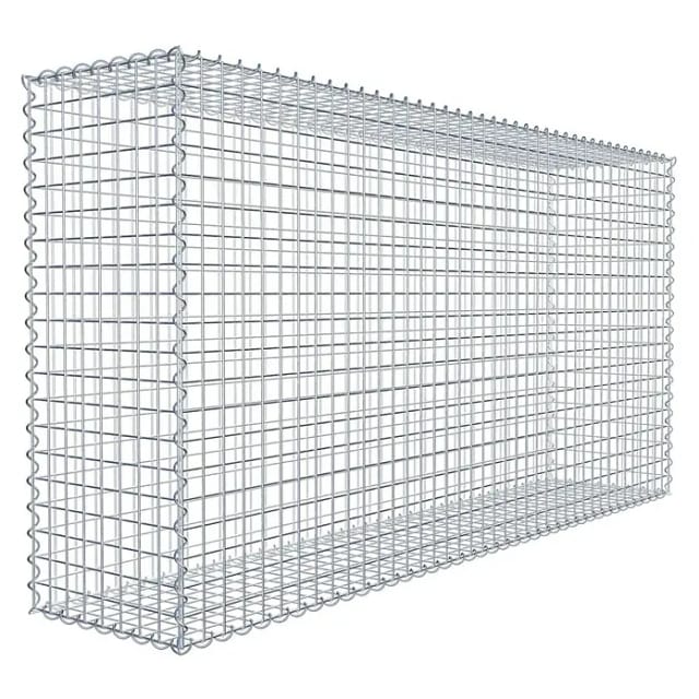 Gabiona Spiralgabione, LxHxT: 200 x 100 x 40 cm - silberfarben