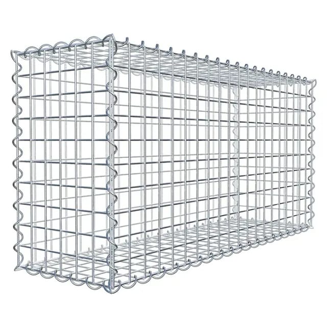 Gabiona Spiralgabione, LxHxT: 100 x 50 x 30 cm - silberfarben
