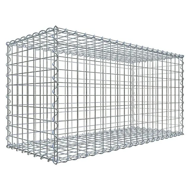 Gabiona Spiralgabione, LxHxT: 100 x 50 x 40 cm - silberfarben