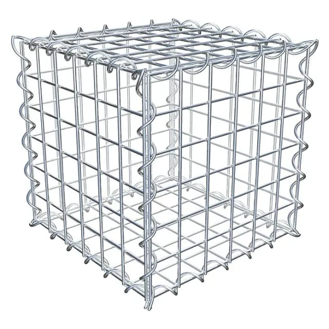 Gabiona Spiralgabione, LxHxT: 30 x 30 x 30 cm - silberfarben