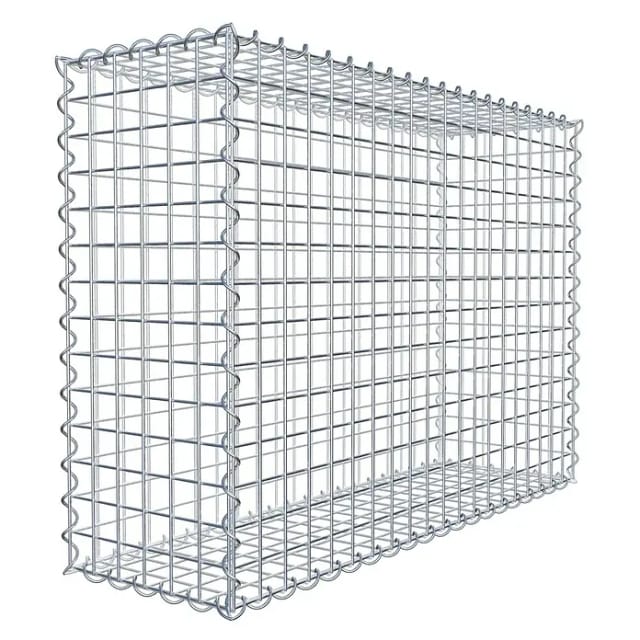 Gabiona Spiralgabione, LxHxT: 100 x 70 x 30 cm - silberfarben