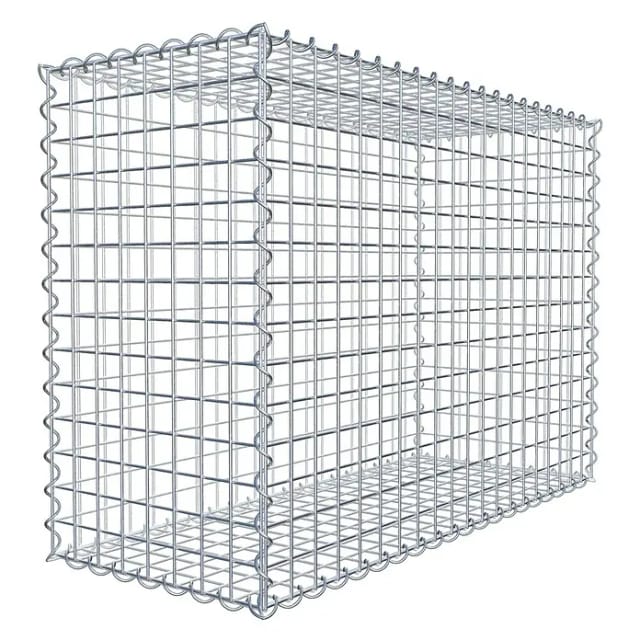 Gabiona Spiralgabione, LxHxT: 100 x 70 x 40 cm - silberfarben
