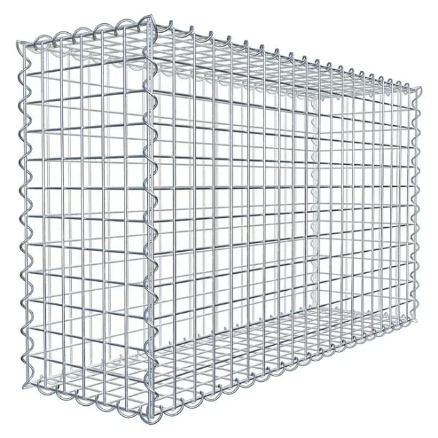 Gabiona Spiralgabione, LxHxT: 100 x 60 x 30 cm - silberfarben