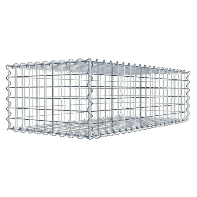 Gabiona Spiralgabione, LxHxT: 100 x 30 x 50 cm - silberfarben
