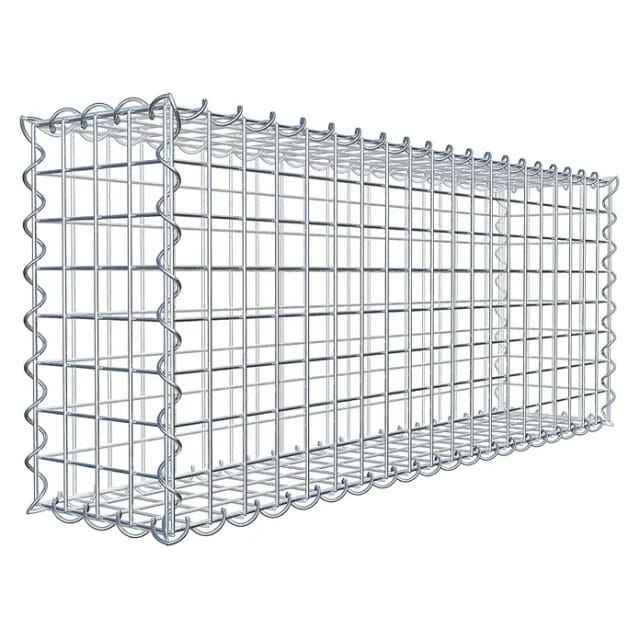 Gabiona Spiralgabione, LxHxT: 100 x 40 x 20 cm - silberfarben