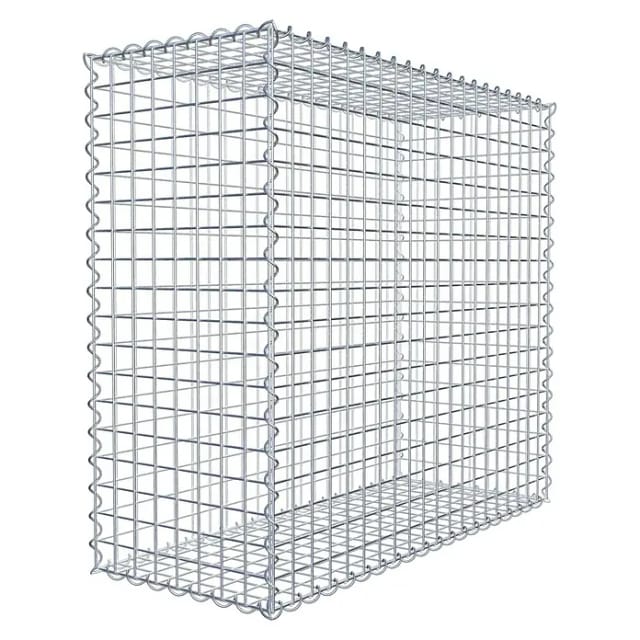 Gabiona Spiralgabione, LxHxT: 100 x 90 x 40 cm - silberfarben
