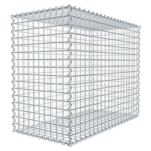 Gabiona Spiralgabione, LxHxT: 100 x 80 x 50 cm - silberfarben