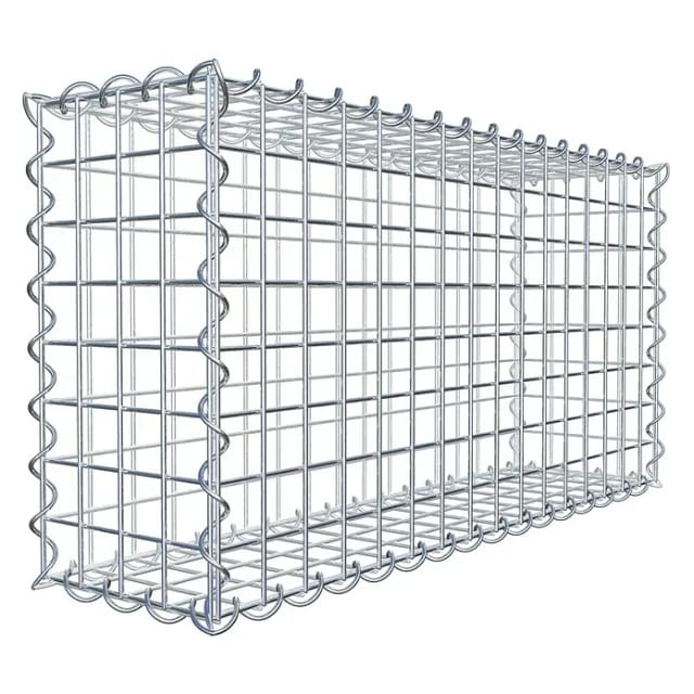 Gabiona Spiralgabione, LxHxT: 80 x 40 x 20 cm - silberfarben