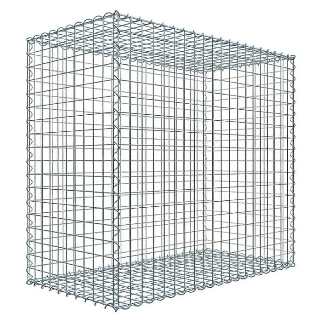 Gabiona Spiralgabione, LxHxT: 100 x 90 x 50 cm - silberfarben