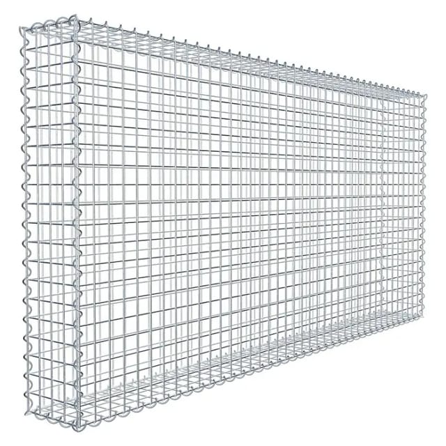 Gabiona Spiralgabione, LxHxT: 200 x 100 x 20 cm - silberfarben