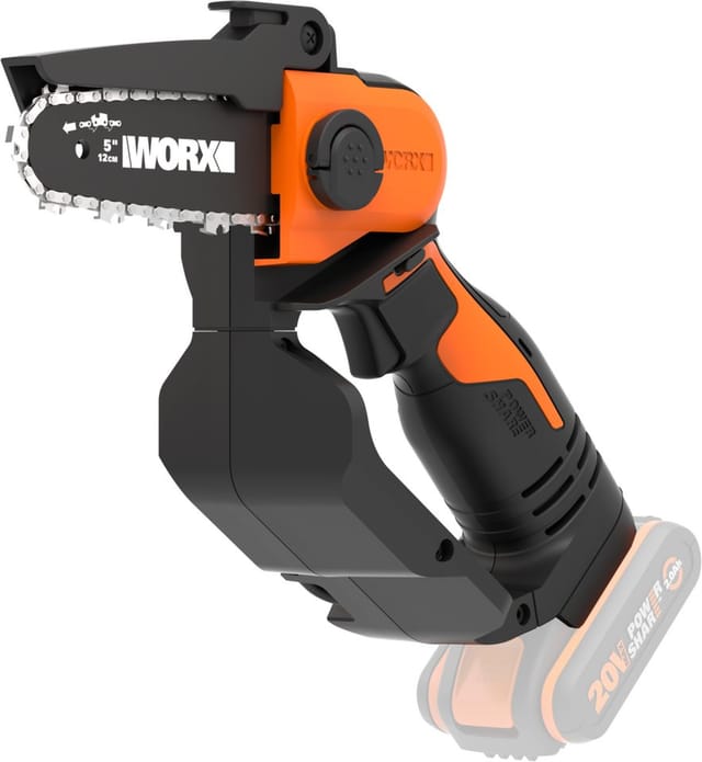 WORX Akku-Kettensäge, Schnittlänge: 12 cm, 20 V - schwarz