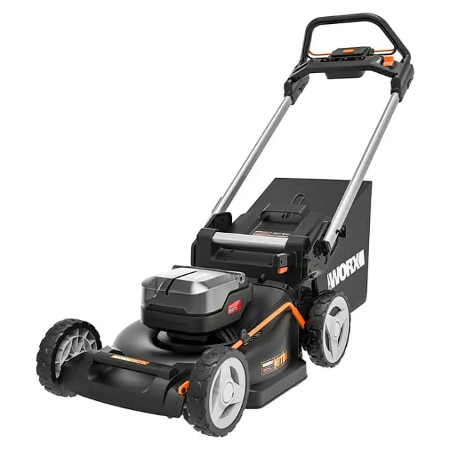 WORX Akku-Rasenmäher »WG749E«, 40 V, 4 Ah, Schnittbreite: 48 cm, mit Akku - bunt