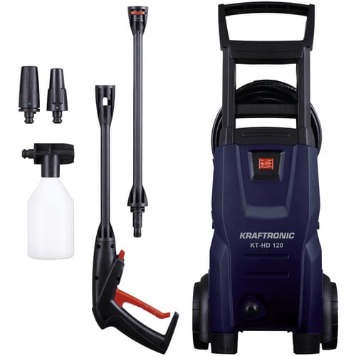 KRAFTRONIC Hochdruckreiniger »KT-HD 120«, 1400 W, max. Betriebsdruck: 120 bar - blau
