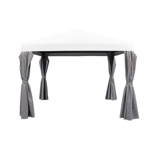 BELLAVISTA Seitenteile, Breite: 293 cm, Polyester, hellgrau