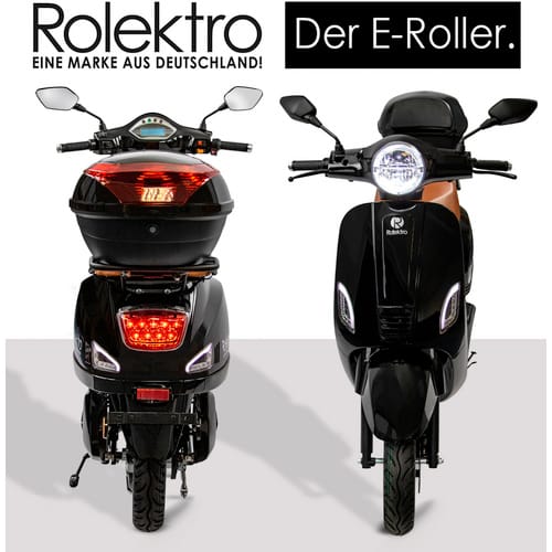 Rolektro Elektroroller »Retro«, max. 45 km/h, Reichweite: 60 km
