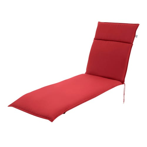 CASAYA Auflage »Koroma«, weinrot, Uni, BxL: 63 x 195 cm