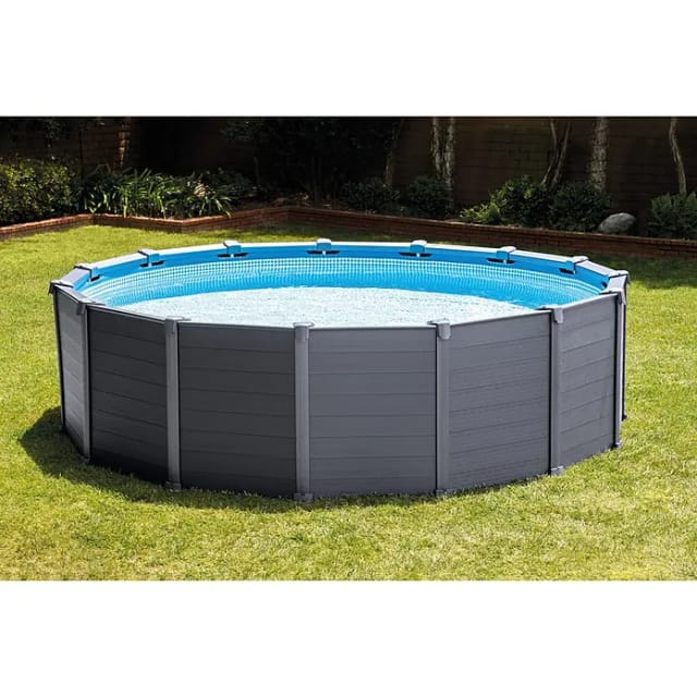 INTEX Pool, Rund, BxH: 478x124, grau