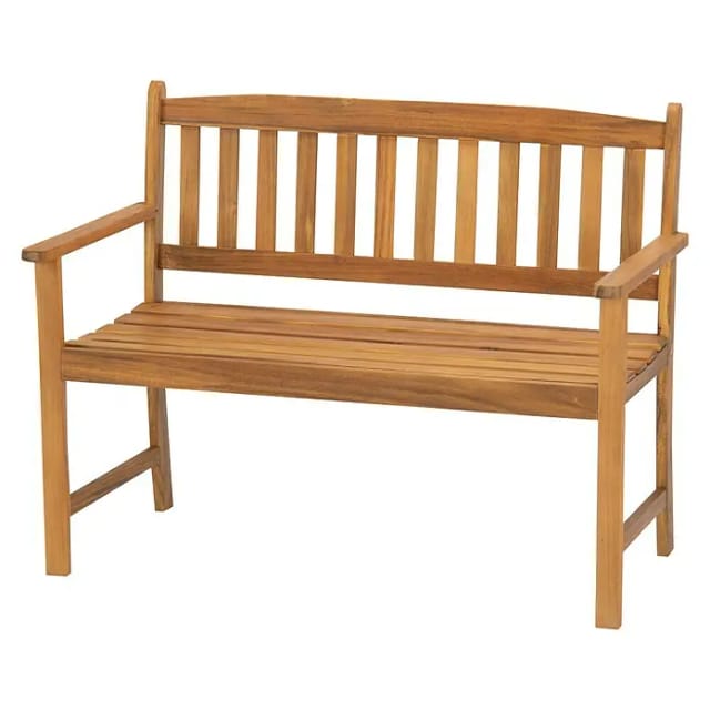 acamp® Gartenbank »WOODY«, Holz, 2-Sitzer, BxHxT: 110 x 86 x 56 cm - braun