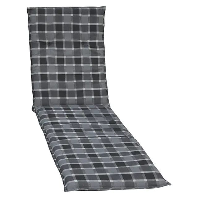 BEO Liegenauflage »Barcelona«, grau/anthrazit, Vierecke, BxL: 60 x 193 cm