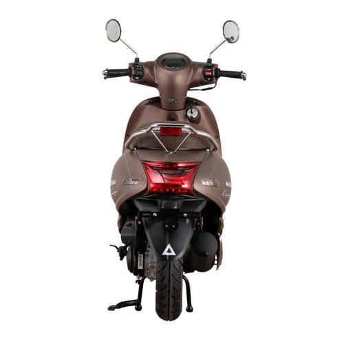 ALPHA MOTORS Motorroller »Cappucino«, 125 ccm, 85 km/h, EURO 5+, mattbraun
