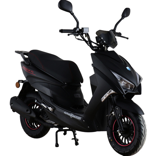 ALPHA MOTORS Motorroller »Speedstar «, 50 cm³, 45km/h, Euro 5 - schwarz