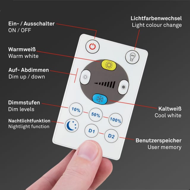 BRILONER LED-Panel »SLIM«, Breite: 29,3 cm, 18 W, 230 V - schwarz