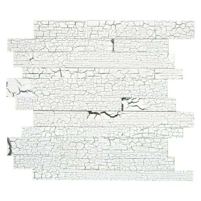 woodland Mosaikmatte »Wood«, BxL: 30 x 30 cm, Holz - weiss