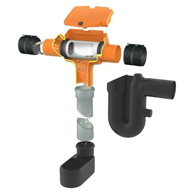 GARANTIA Filter-Ausbaupaket »SUPRA«, 3, intern gerade - orange