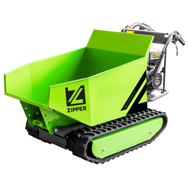 ZIPPER Miniraupendumper »ZI-MD500HST«, grün, 3,6 kW, Tankinhalt: 6 l, ohne Akku - gruen