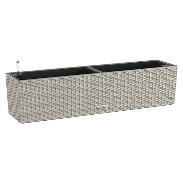 LECHUZA Balkonkasten »BALCONERA Cottage«, BxHxT: 79 x 19 x 19 cm, Kunststoff - braun