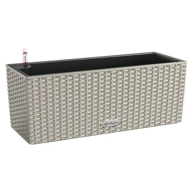 LECHUZA Balkonkasten »BALCONERA Cottage«, BxHxT: 50 x 19 x 19 cm, Kunststoff - braun