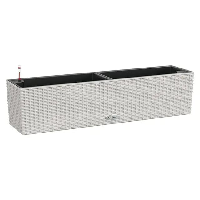 LECHUZA Balkonkasten »BALCONERA Cottage«, BxHxT: 79 x 19 x 19 cm, Kunststoff - grau