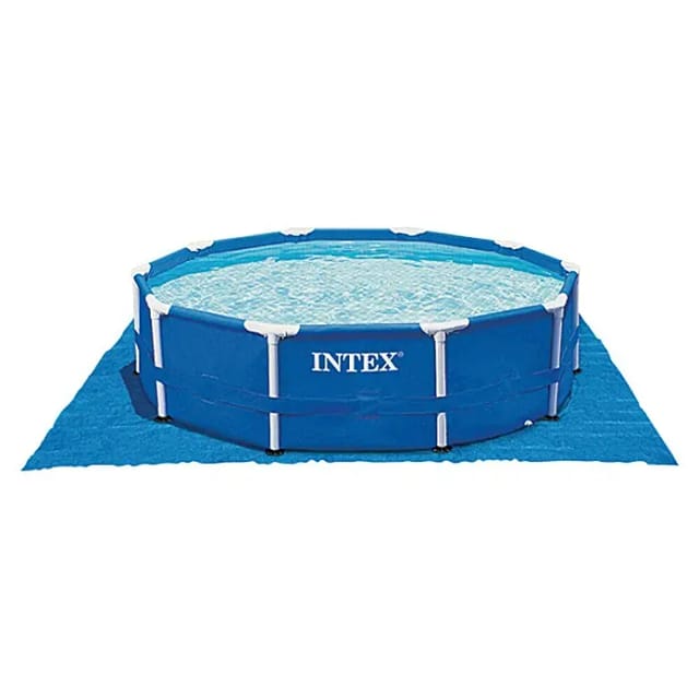 INTEX Bodenschutzplane für Pools bis maximal 472 x 472 cm - blau