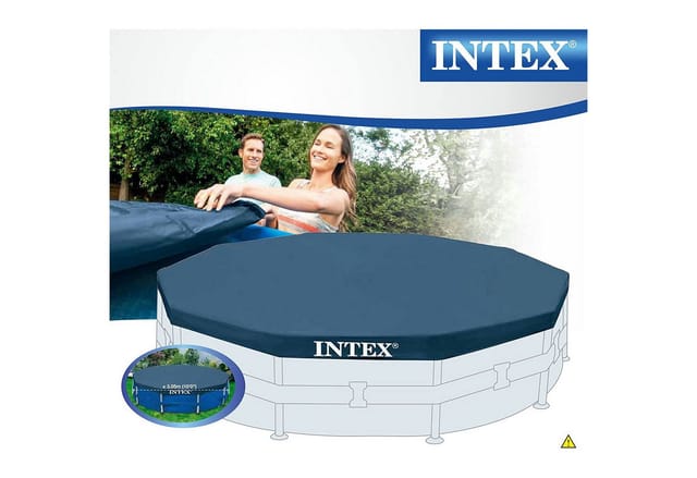 INTEX Abdeckplane für Frame-Pool Ø 305 cm - blau