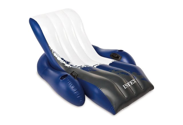 INTEX Luftmatratze »Floating Recliner Lounge«, für 1 Personen, blau