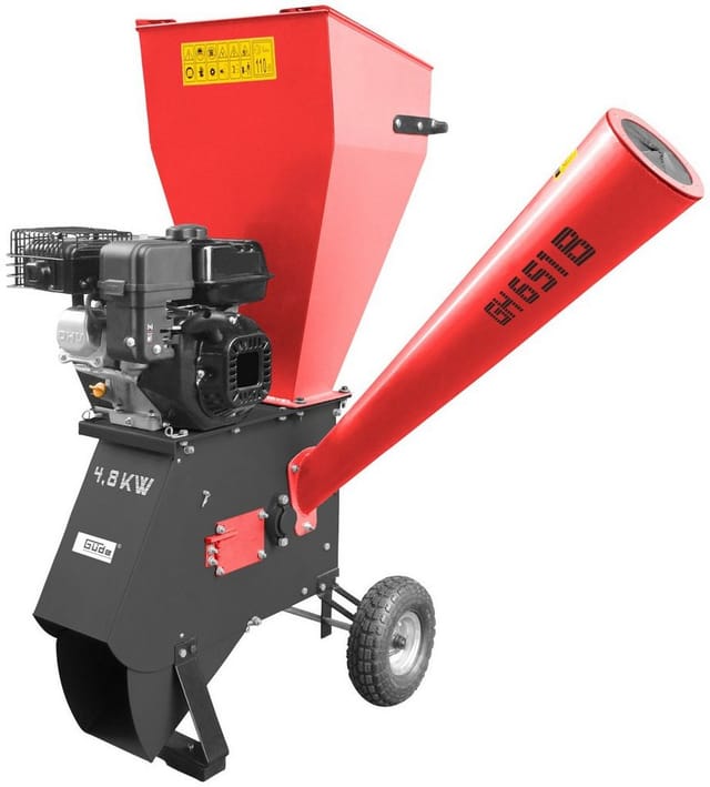 GÜDE Häcksler »GH 651 B«, 3,6 L, 4-Takt Benzinmotor - rot