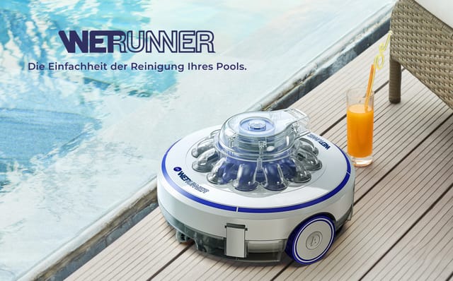 GRE Poolroboter »RBR60«, Filterleistung: 3,6 l/h, für Pools bis zu 35 m² - weiss