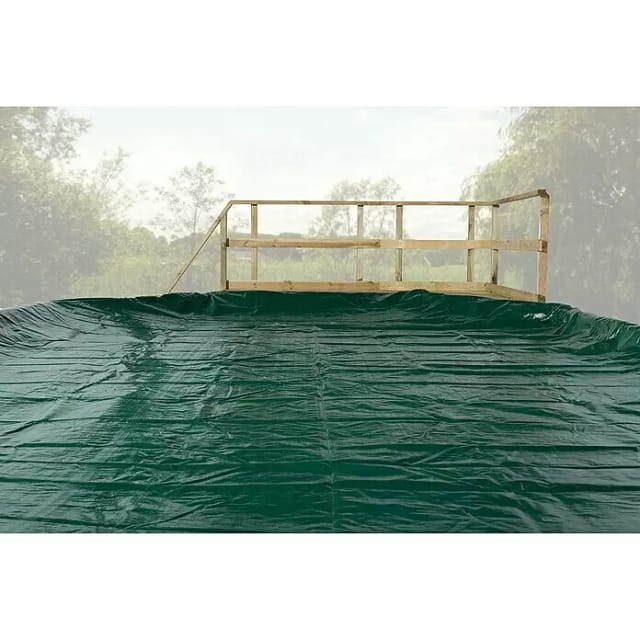 WEKA Poolabdeckung, LxB: 50 x 40 cm - schwarz