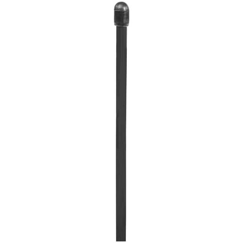 FLORAWORLD Zaungeflecht-Spannstab, Stahl, BxHxT: 0,6 x 180 x 0,6 cm - grau