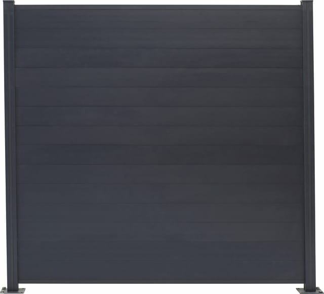 FLORAWORLD Bodenplatte, anthrazit, Stahl, BxT: 15 x 15 cm - schwarz