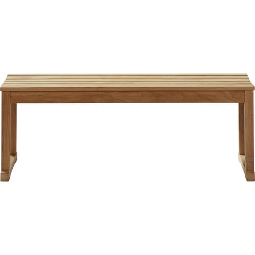 Cinas Bank, Teak, 2-Sitzer, BxHxT: 120 x 43 x 40 cm - braun