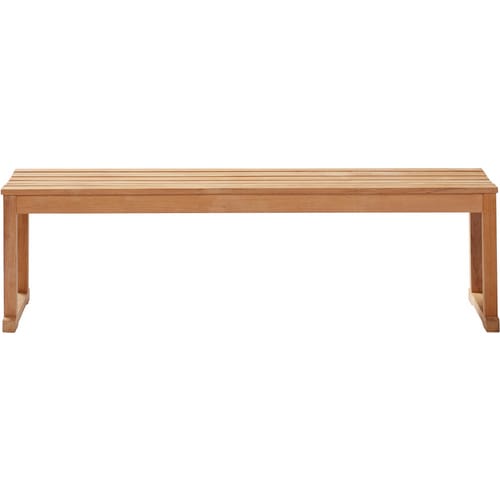 Cinas Bank, Teak, 3-Sitzer, BxHxT: 150 x 43 x 40 cm - braun
